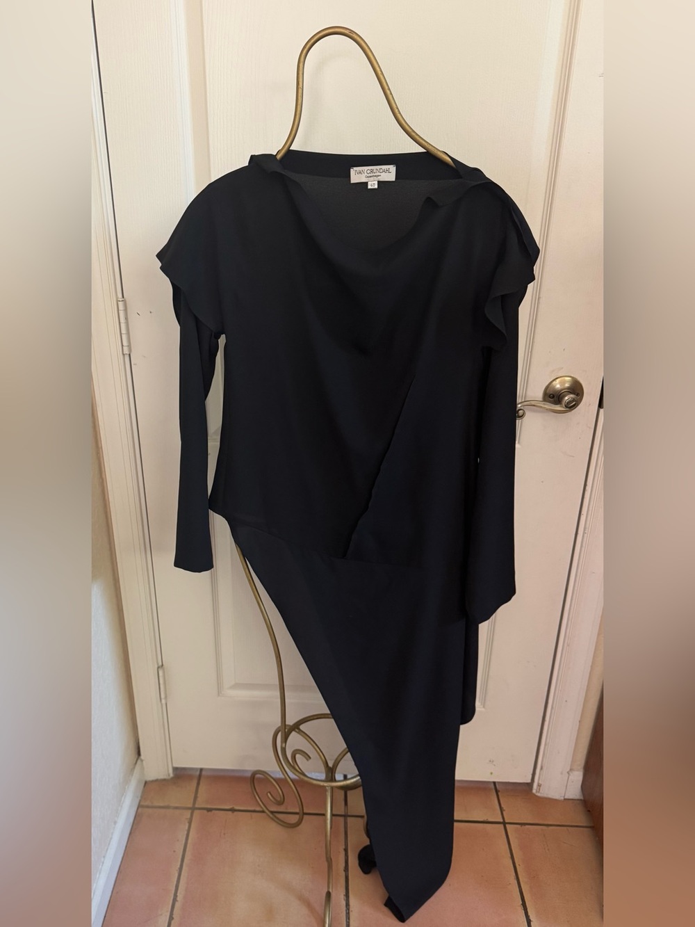 Ivan Grundahl Asymmetric Black Women’s Dress